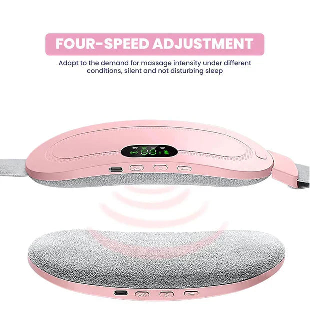 Portable Heating Pad for Period Cramps Relief with Heat & Massage