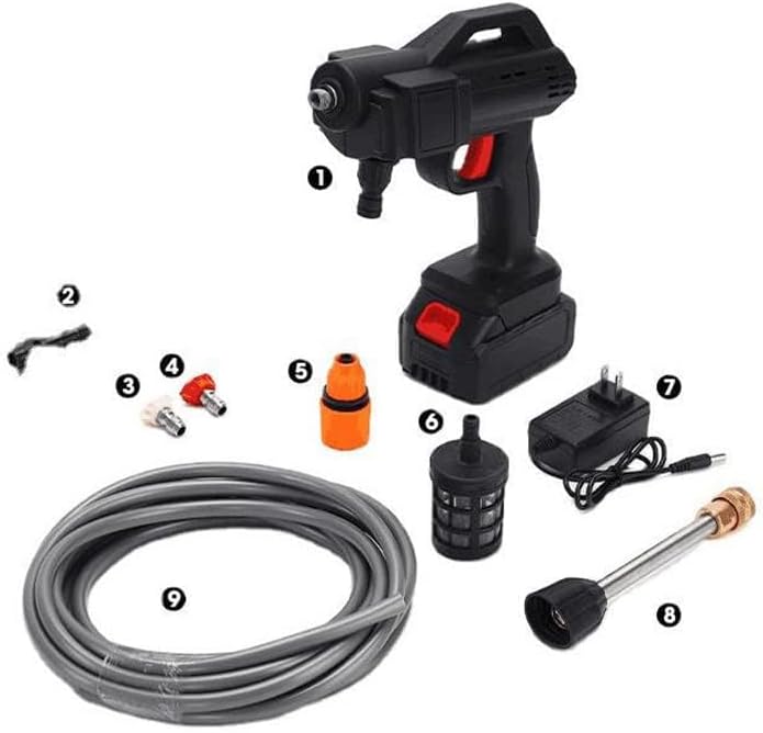 48v High Pressure Washer Gun With single Battery & premium Box