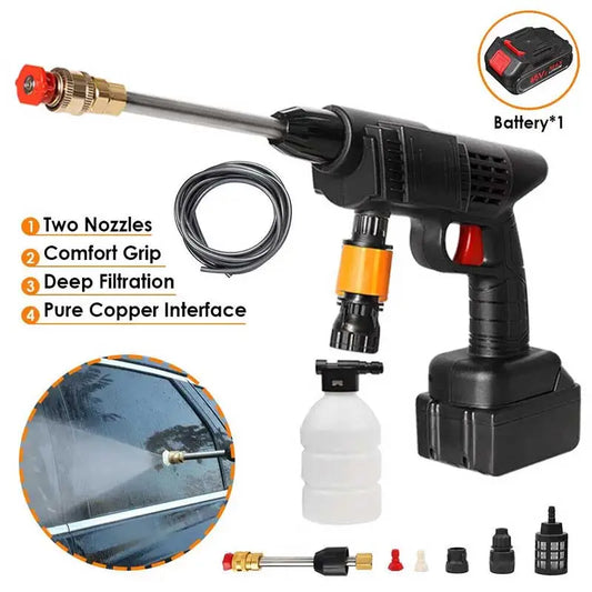 48v High Pressure Washer Gun With single Battery & premium Box